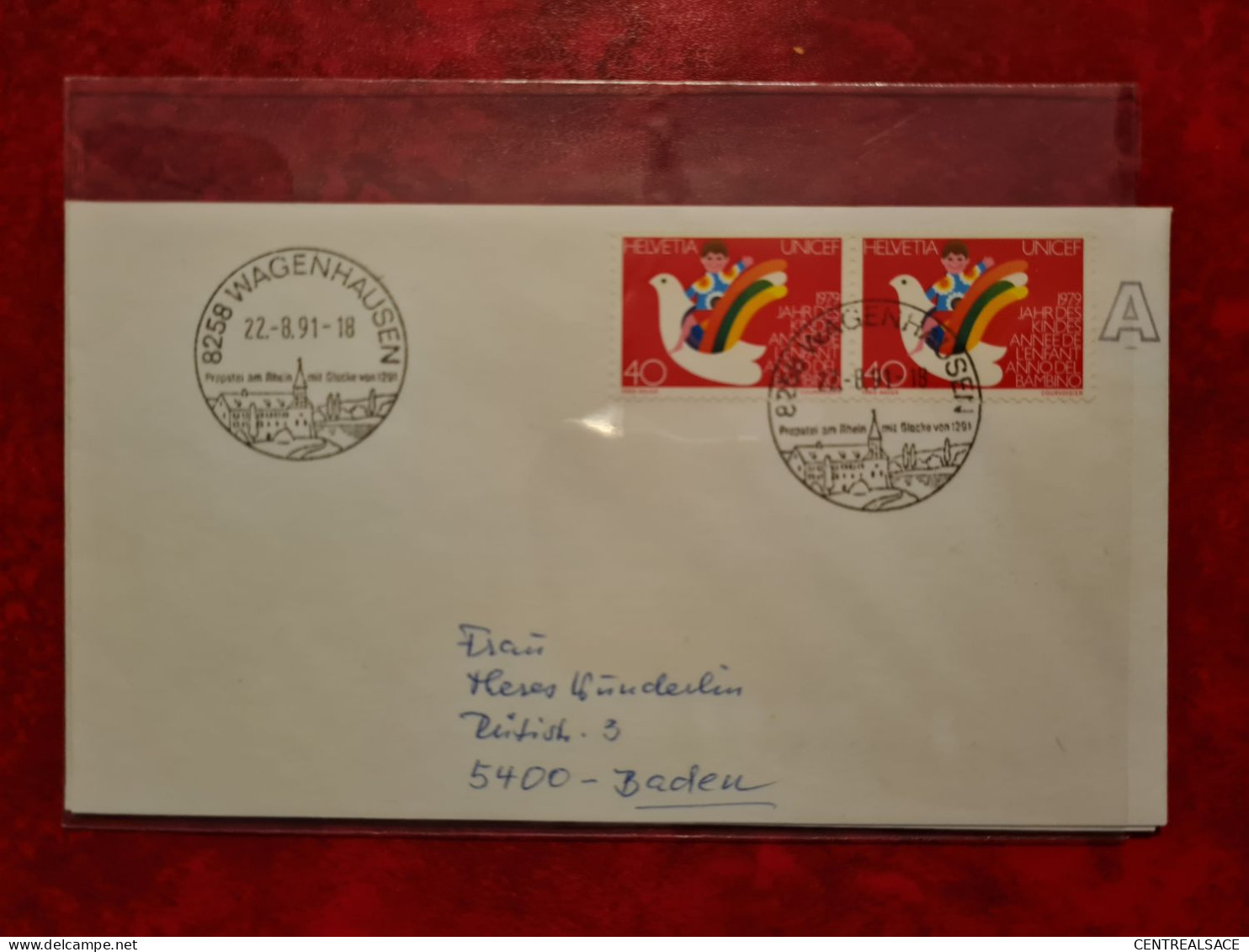 SUISSE LETTRE 1991 WAGENHAUSEN - Sonstige & Ohne Zuordnung