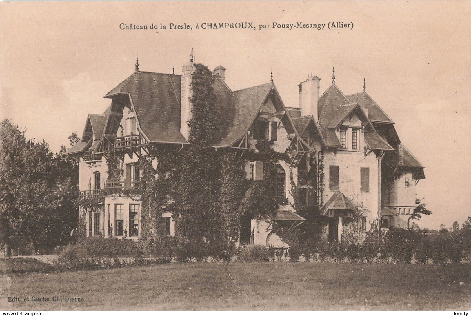 Destockage lot de 21 cartes postales CPA Allier Vichy Lurcy Levy Neris les Bains Bellenaves Champroux Chantelle Chateau