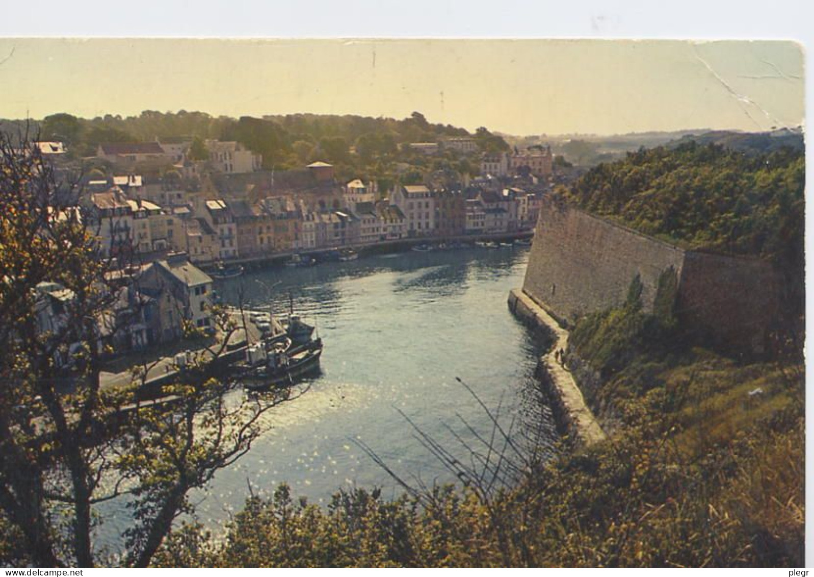 2-56152 02 01+14 - BELLE ÎLE EN MER - LE PALAIS - COUCHER DE SOLEIL SUR L'ARRIERE PORT - Belle Ile En Mer