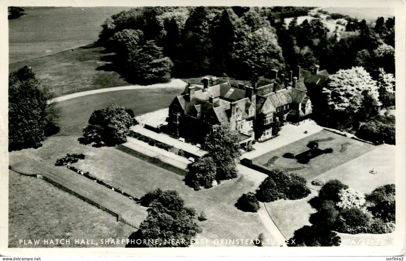 SUSSEX - EAST GRINSTEAD - SHARPTHORNE - PLAW HATCH HALL RP   Sus1373 - Otros & Sin Clasificación