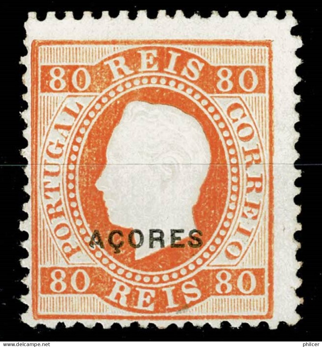 Açores, 1882, # 41c Dent. 12 3/4, MNG - Azores