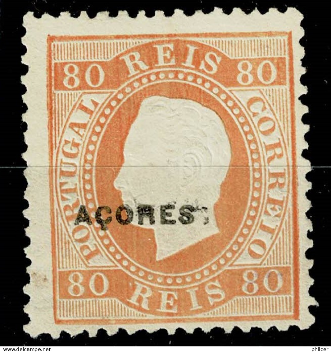 Açores, 1882, # 41 Dent. 12 3/4, MH - Açores