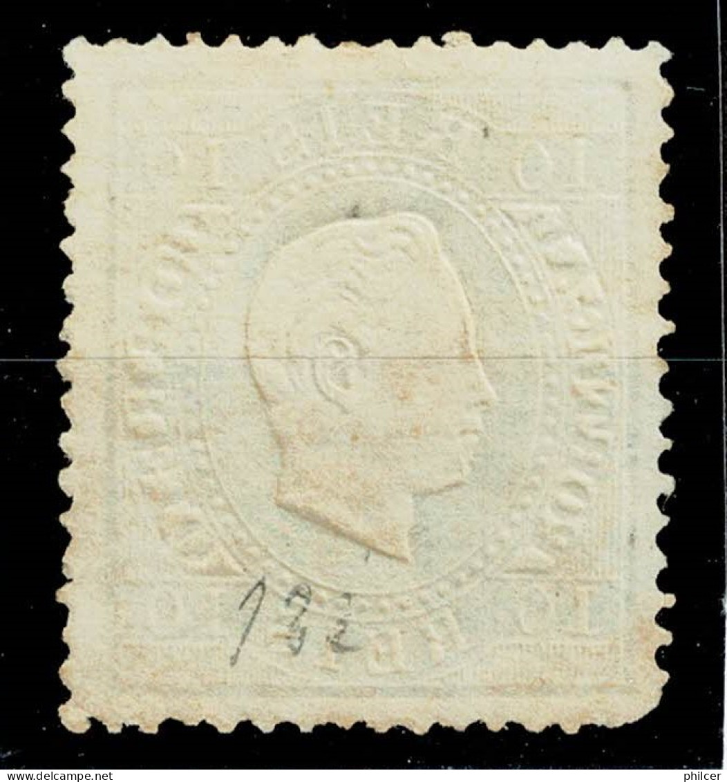 Açores, 1879, # 29c Dent. 13 1/2, Sob. C, Canto Curto, MNG - Azoren