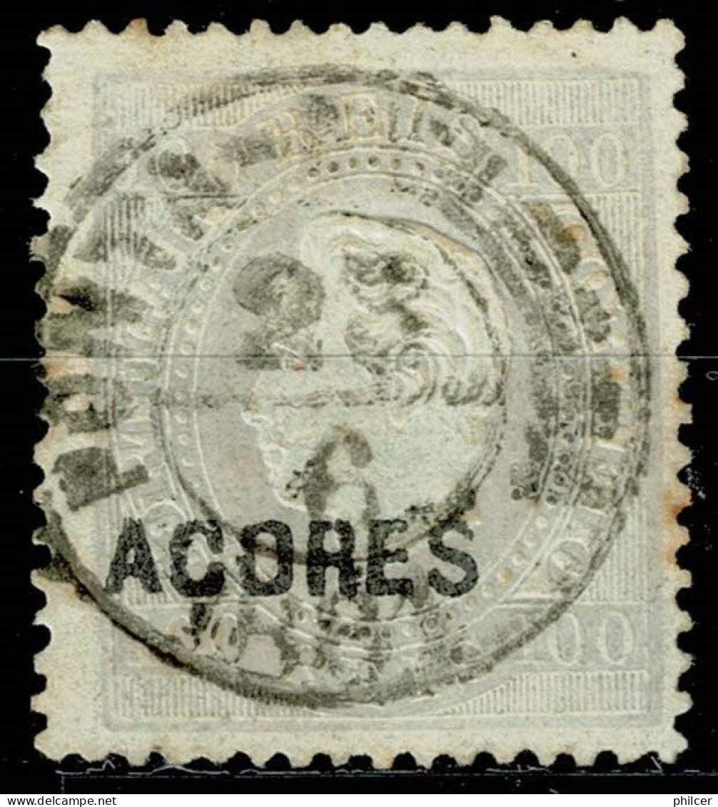 Açores, 1871, # 22d Dent. 13 1/2, Sob. C, Used - Azores