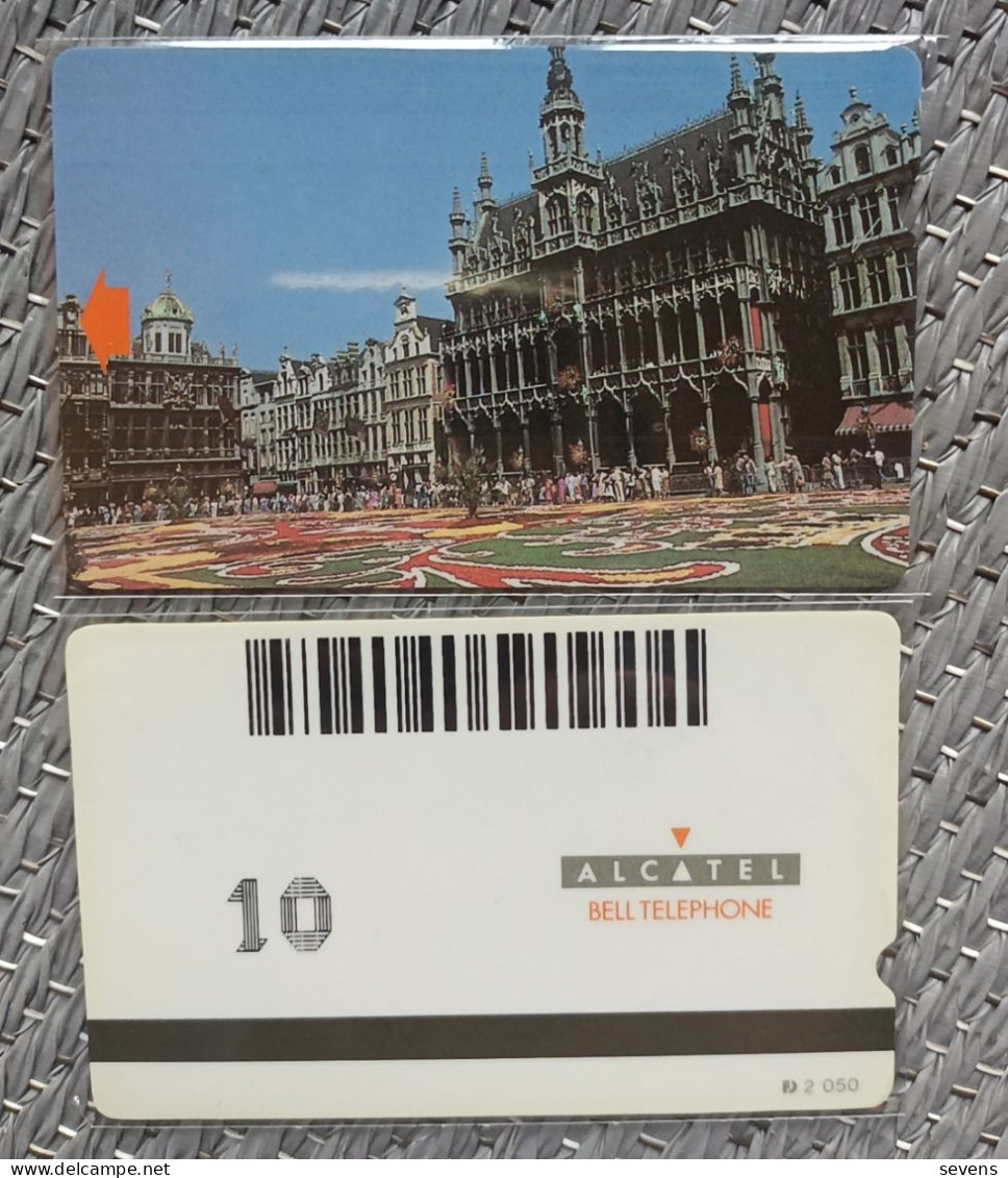 Bell Alcatel Phonecard, Brussels Town Hall, 10 Units - Dienst & Test