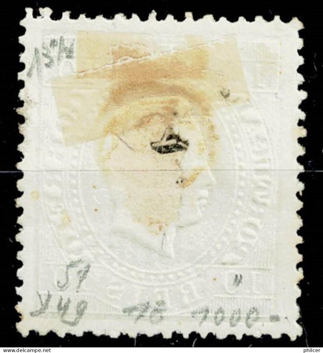 Açores, 1871, # 17g Dent. 13 1/2, Sob. C, MH - Açores