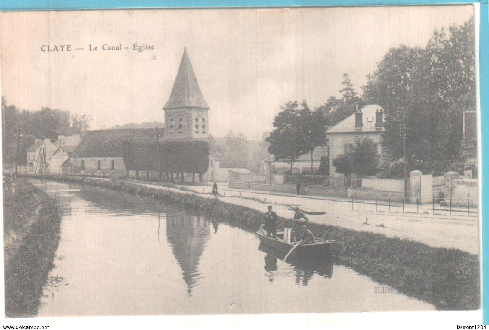 CLAYE Le Canal - L'église - Andere & Zonder Classificatie