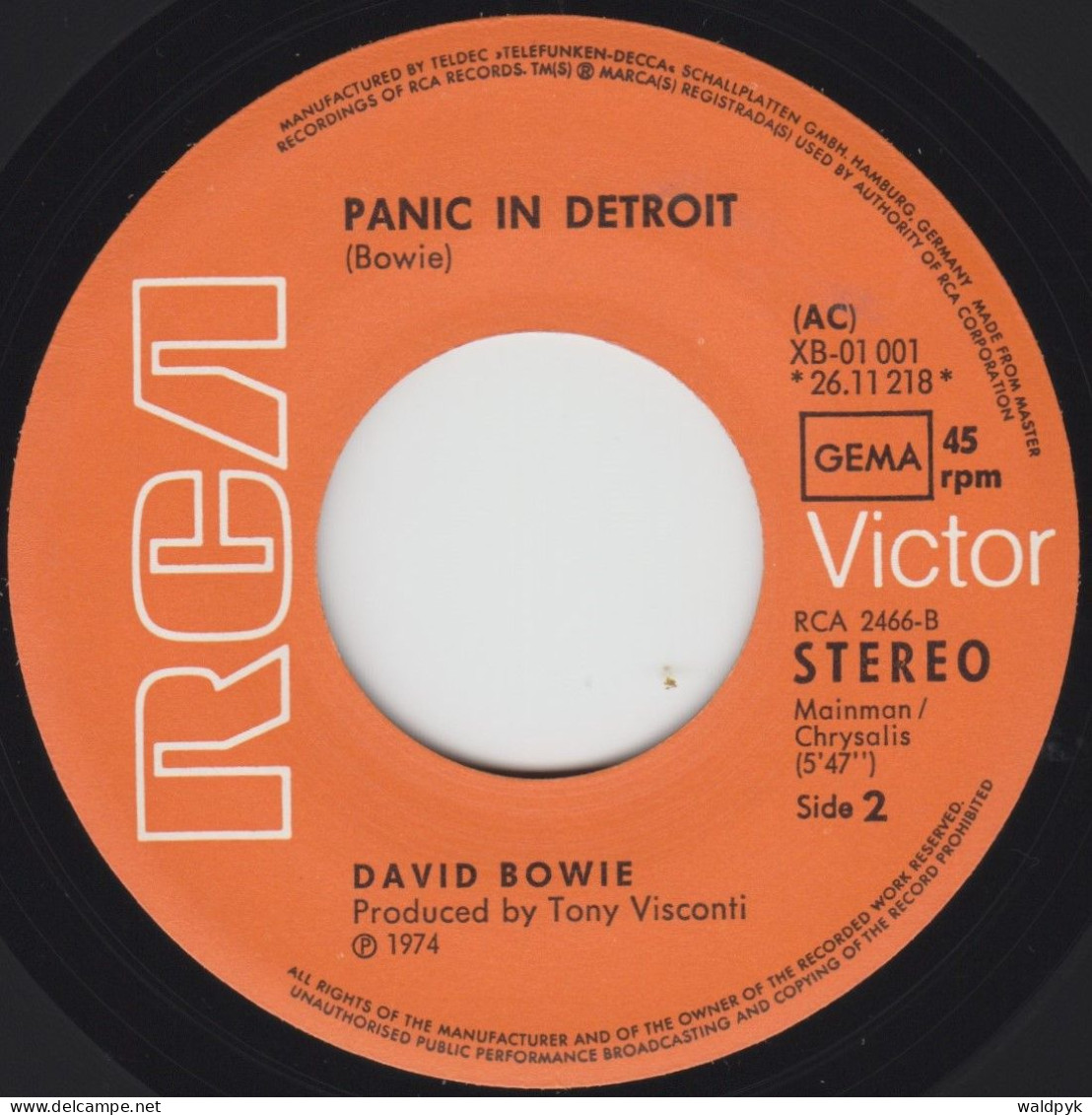 DAVID BOWIE - Knock On Wood - Autres - Musique Anglaise