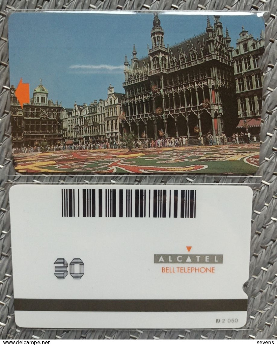 Bell Alcatel Phonecard, Brussels Town Hall, 30 Units - Dienst & Test