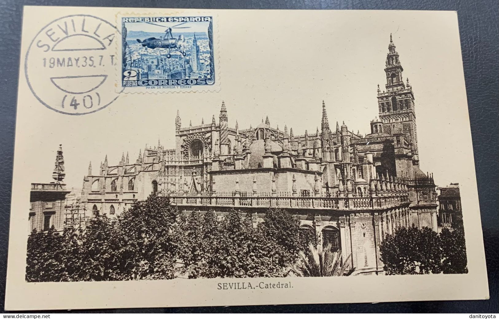 19 MAYO 1935. SEVILLA - Storia Postale