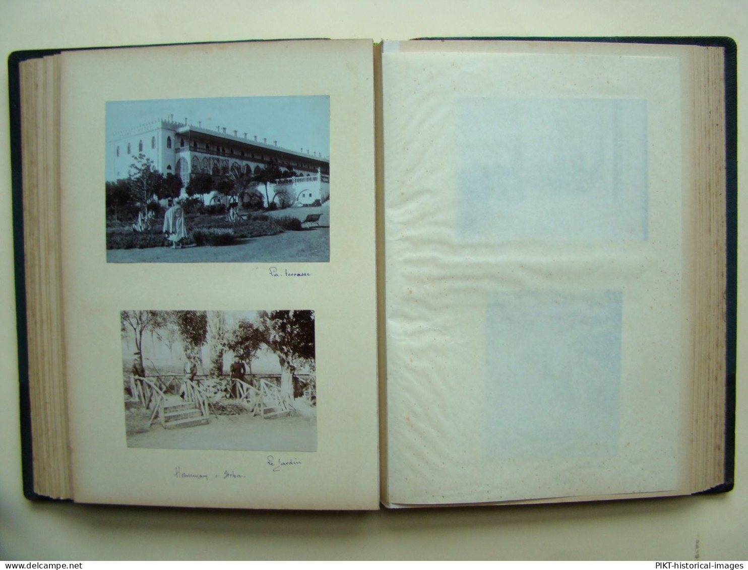 ALBUM PHOTOS ANCIEN 1907 VOYAGE ALGÉRIE & TUNISIE 95 PHOTOGRAPHIES PORTRAITS NOTABLE MULÂTRE MÉTIERS COLONIE française