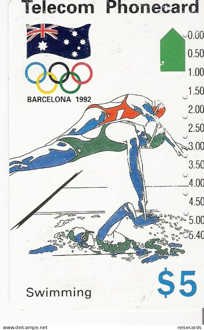 Australia: Telecom - Olympic Games Barcelona 1992, Swimming - Australien