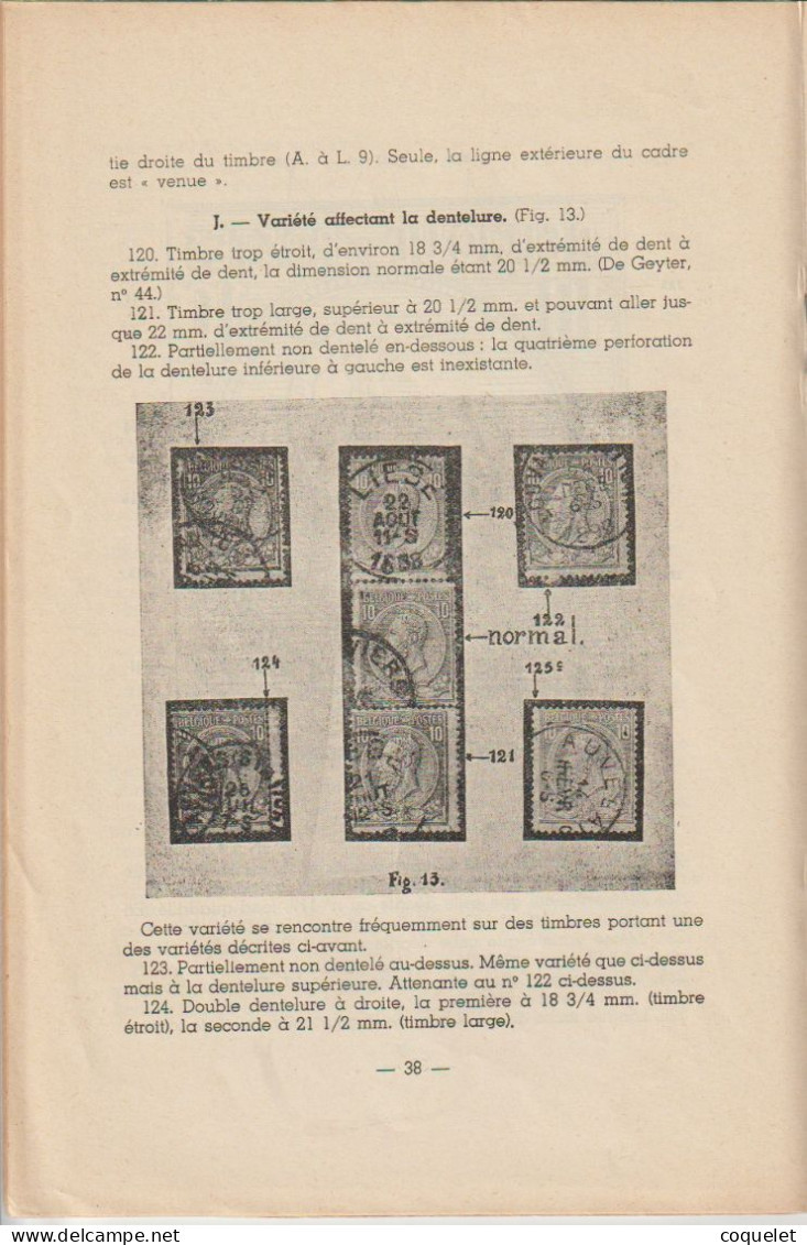 Belgique n°46 -  Le 10 Centimes carmin Emission 1884 Histoire - Classement- variétés  et oblitérations  par F.CAPON