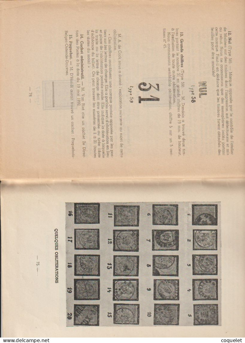 Belgique n°46 -  Le 10 Centimes carmin Emission 1884 Histoire - Classement- variétés  et oblitérations  par F.CAPON