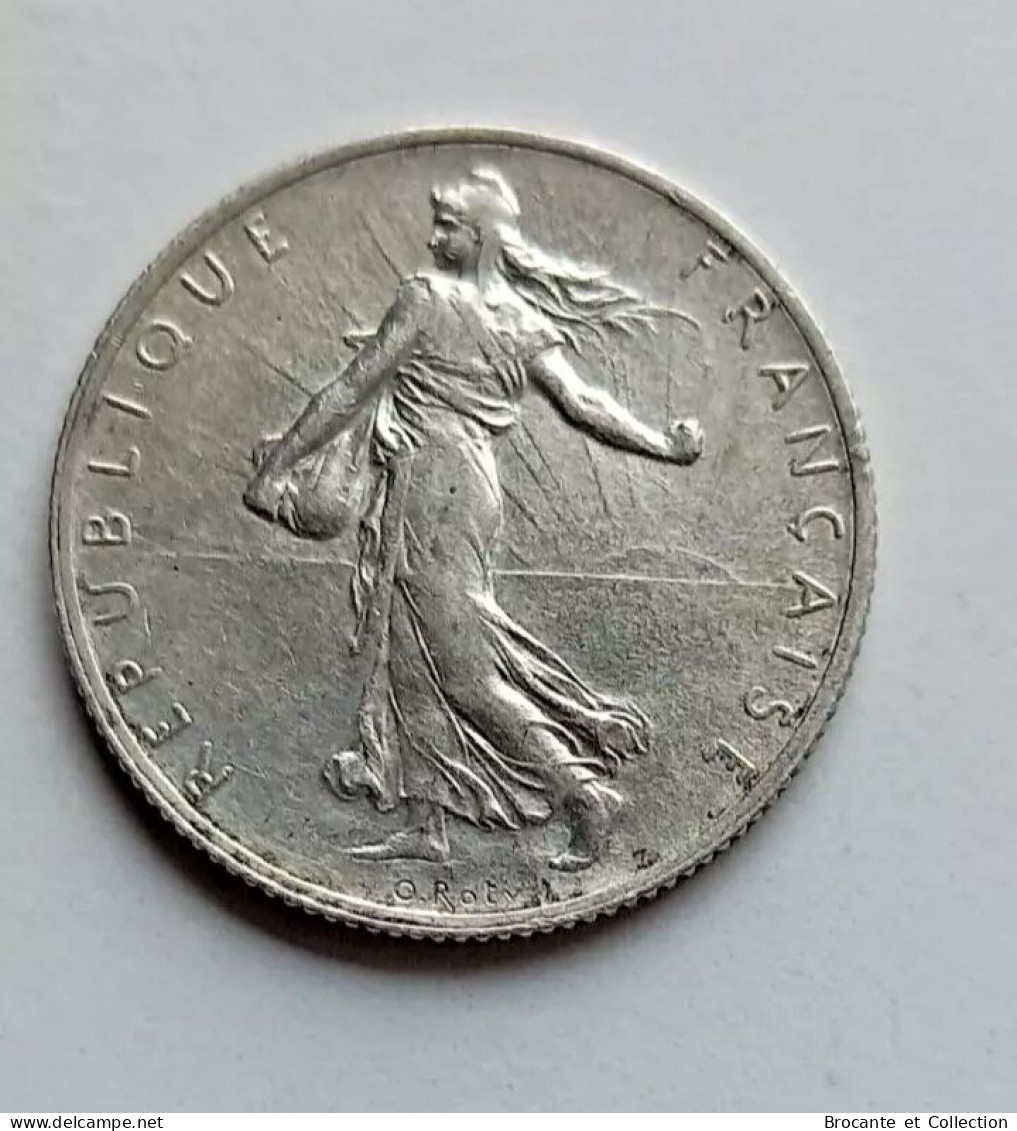 2 FRANCS 1919 FRANCE - Semeuse (argent / Silver). - 2 Francs