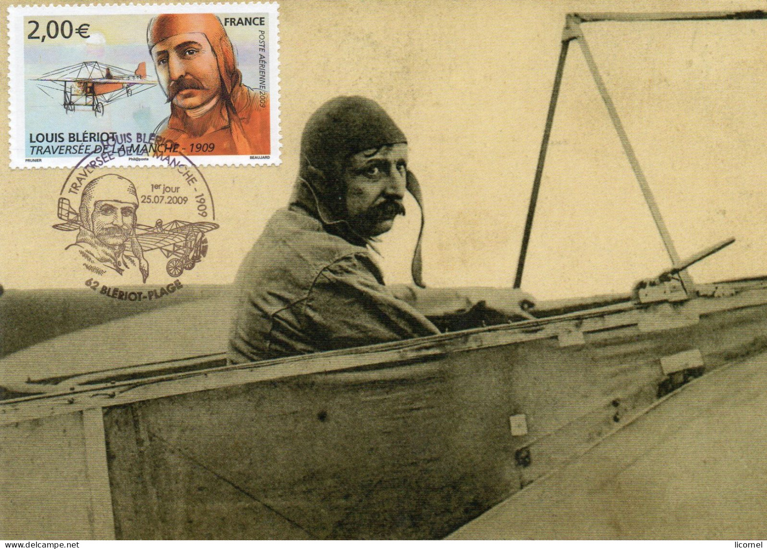 Carte Maxi  2009 Premier Jour : LOUIS  BLERIOT - 2000-2009