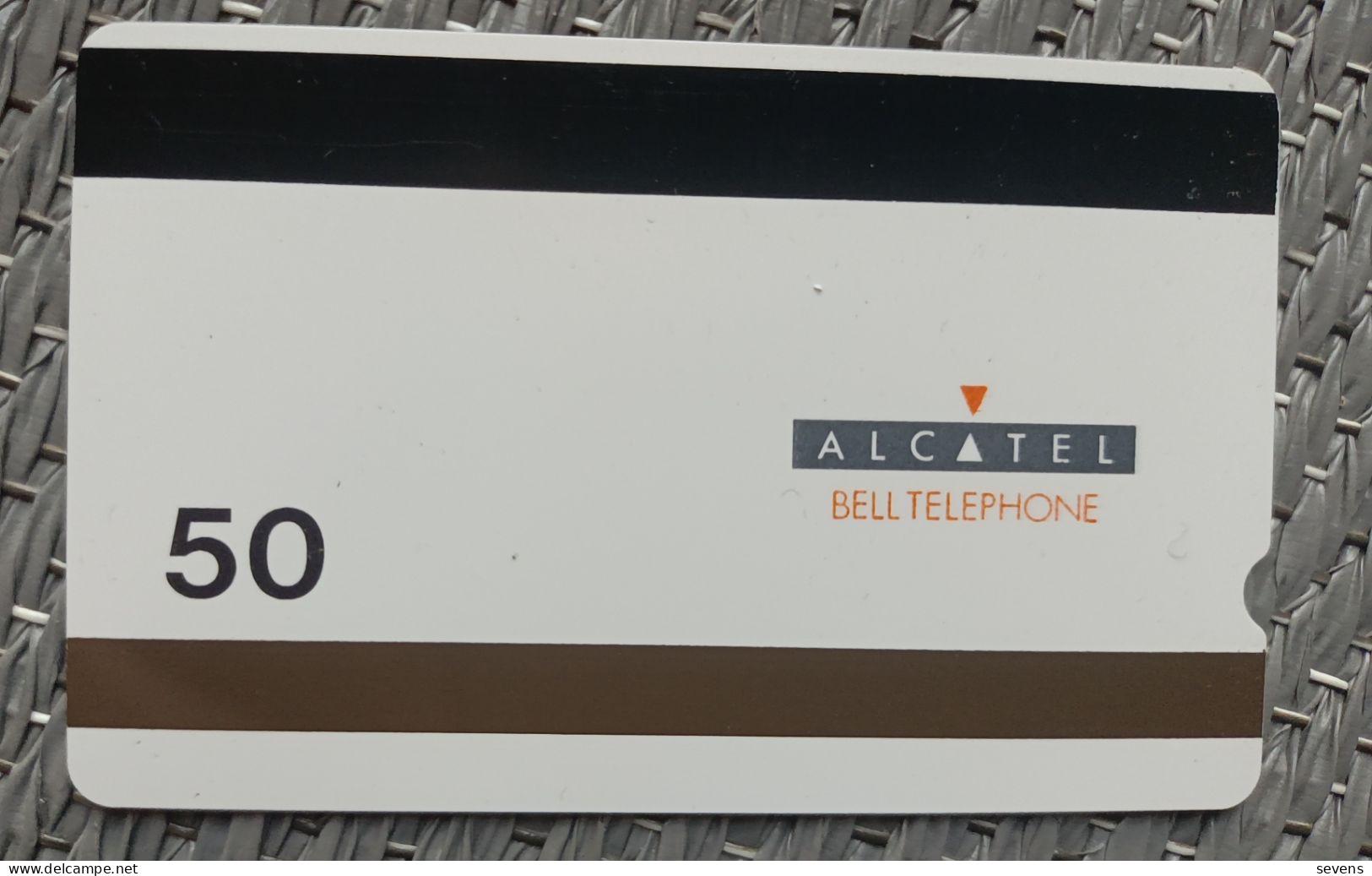 Bell Alcatel Phonecard, Man In Phone, 50 Units - Servizi E Test