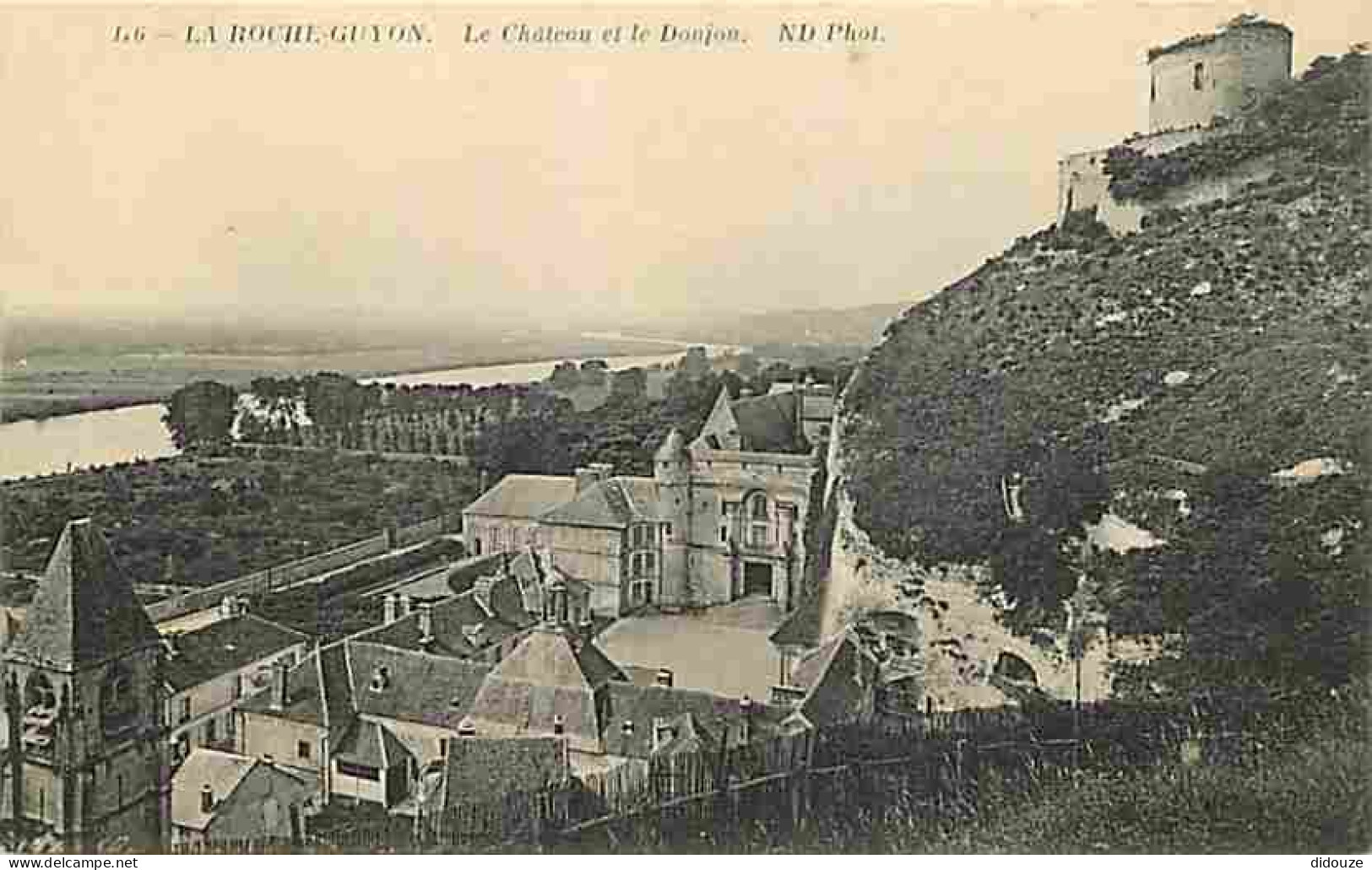 95 - La Roche Guyon - Le Château Et Le Donjon - CPA - Voir Scans Recto-Verso - La Roche Guyon