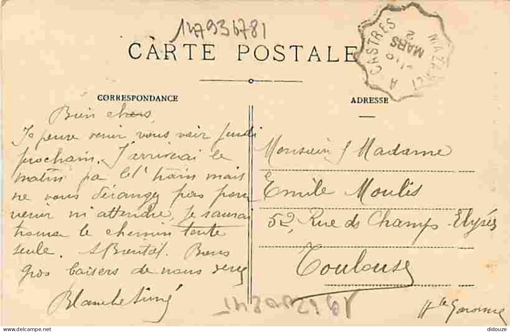 81 - Labruguière - Le Château - Animée - CPA - Voir Scans Recto-Verso - Labruguière