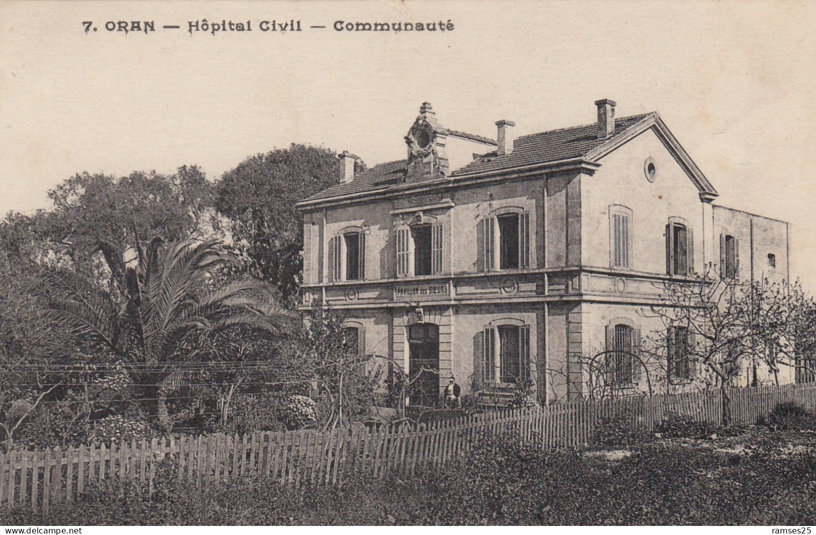 (265) CPA  Oran  Hôpital Civil  Communauté - Oran