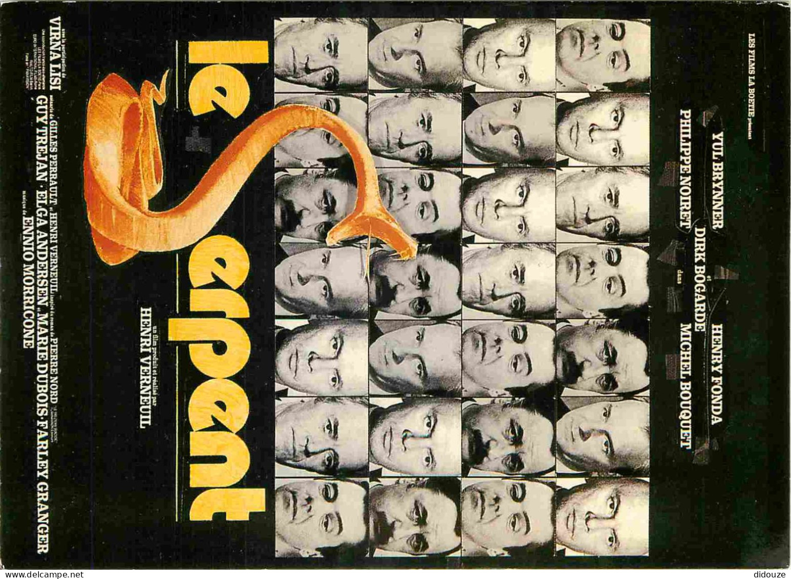 Cinema - Affiche De Film - Le Serpent - Yul Bryner - Henry Fonda - Philippe Noiret - Dirk Bogarde - CPM - Carte Neuve -  - Plakate Auf Karten