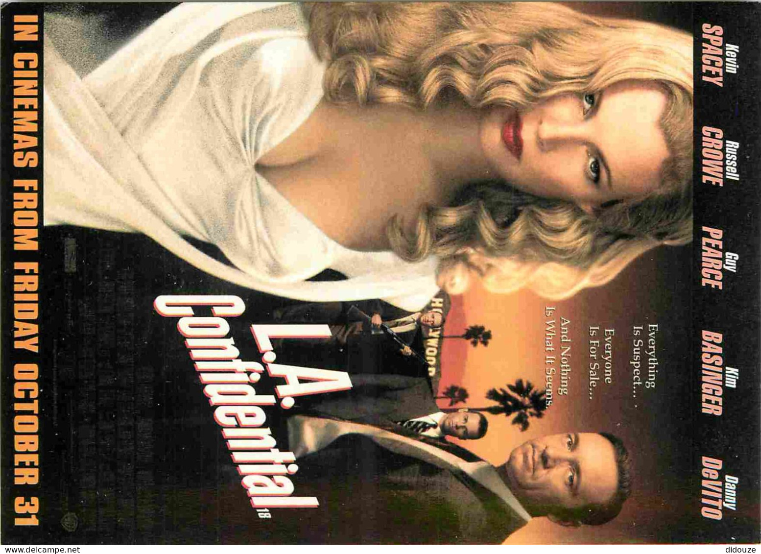 Cinema - Affiche De Film - L.A. Confidential - Kim Basinger - CPM - Carte Neuve - Voir Scans Recto-Verso - Plakate Auf Karten