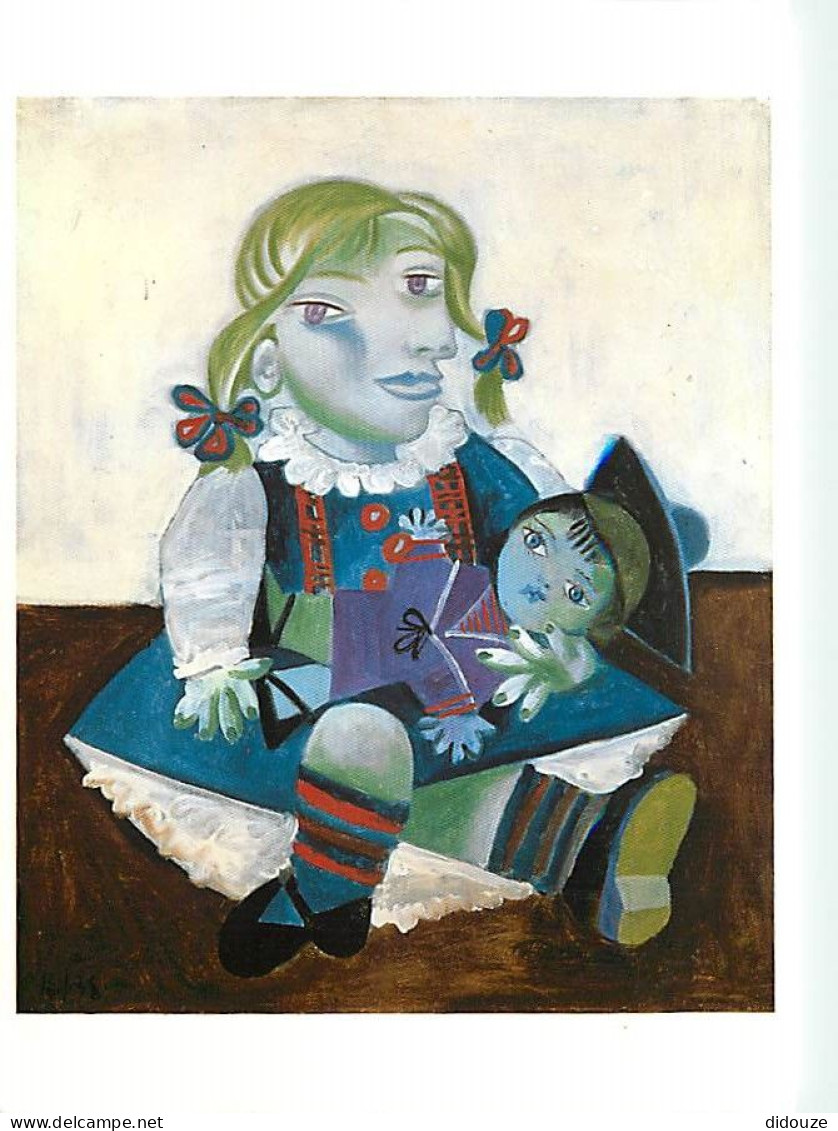 Art - Peinture - Pablo Picasso - Maya à La Poupée, 16 Janvier 1938 - CPM - Voir Scans Recto-Verso - Pintura & Cuadros