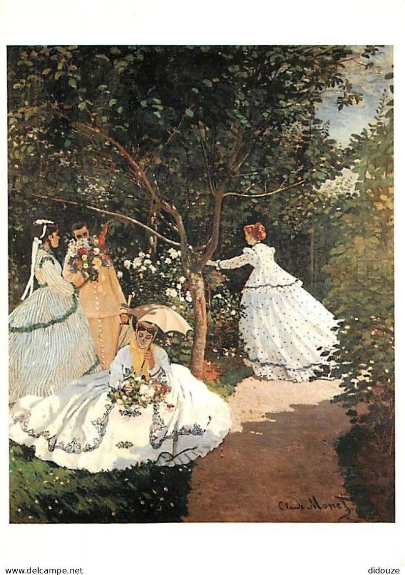 Art - Peinture - Claude Monet - Femmes Au Jardin. 1867 - Carte Neuve - CPM - Voir Scans Recto-Verso - Pintura & Cuadros
