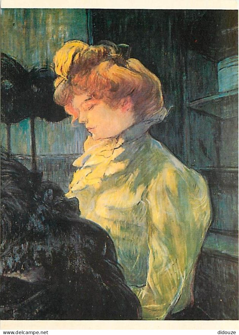 Art - Peinture - Henri De Toulouse Lautrec - La Modiste (Melle Margouin), 1900 - CPM - Carte Neuve - Voir Scans Recto-Ve - Peintures & Tableaux