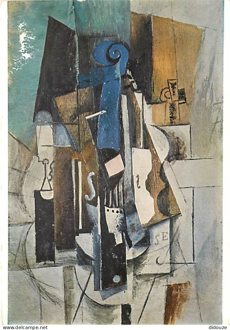 Art - Peinture - Pablo Picasso - Le Violon Au Café - The Violin - Die Geige - Violino - El Violin - CPM - Voir Scans Rec - Pintura & Cuadros