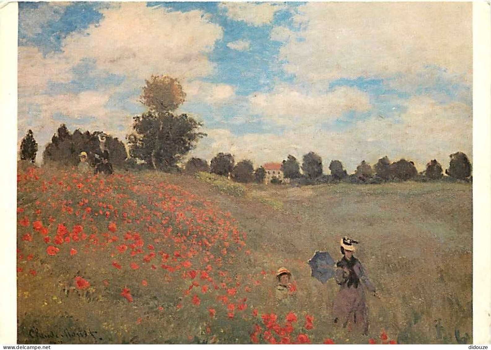 Art - Peinture - Claude Monet - Champ De Coquelicots - Wild Poppies , 1873 - Carte Neuve - CPM - Voir Scans Recto-Verso - Peintures & Tableaux