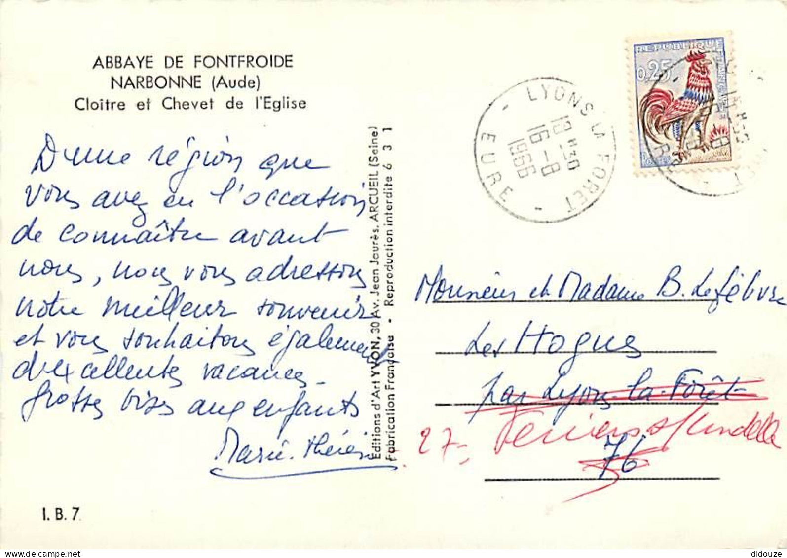 11 - Narbonne - Abbaye De Fontfroide - Cloître Et Chevet De L'Eglise - Carte Dentelée - CPSM Grand Format - Voir Scans R - Narbonne