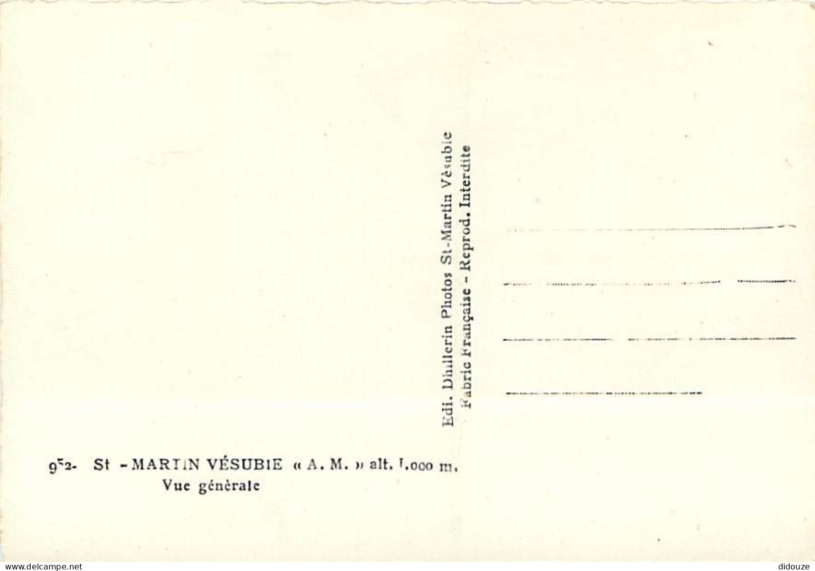 06 - Saint Martin Vésubie - Vue Générale Aérienne - Carte Dentelée - CPSM Grand Format - Carte Neuve - Voir Scans Recto- - Saint-Martin-Vésubie