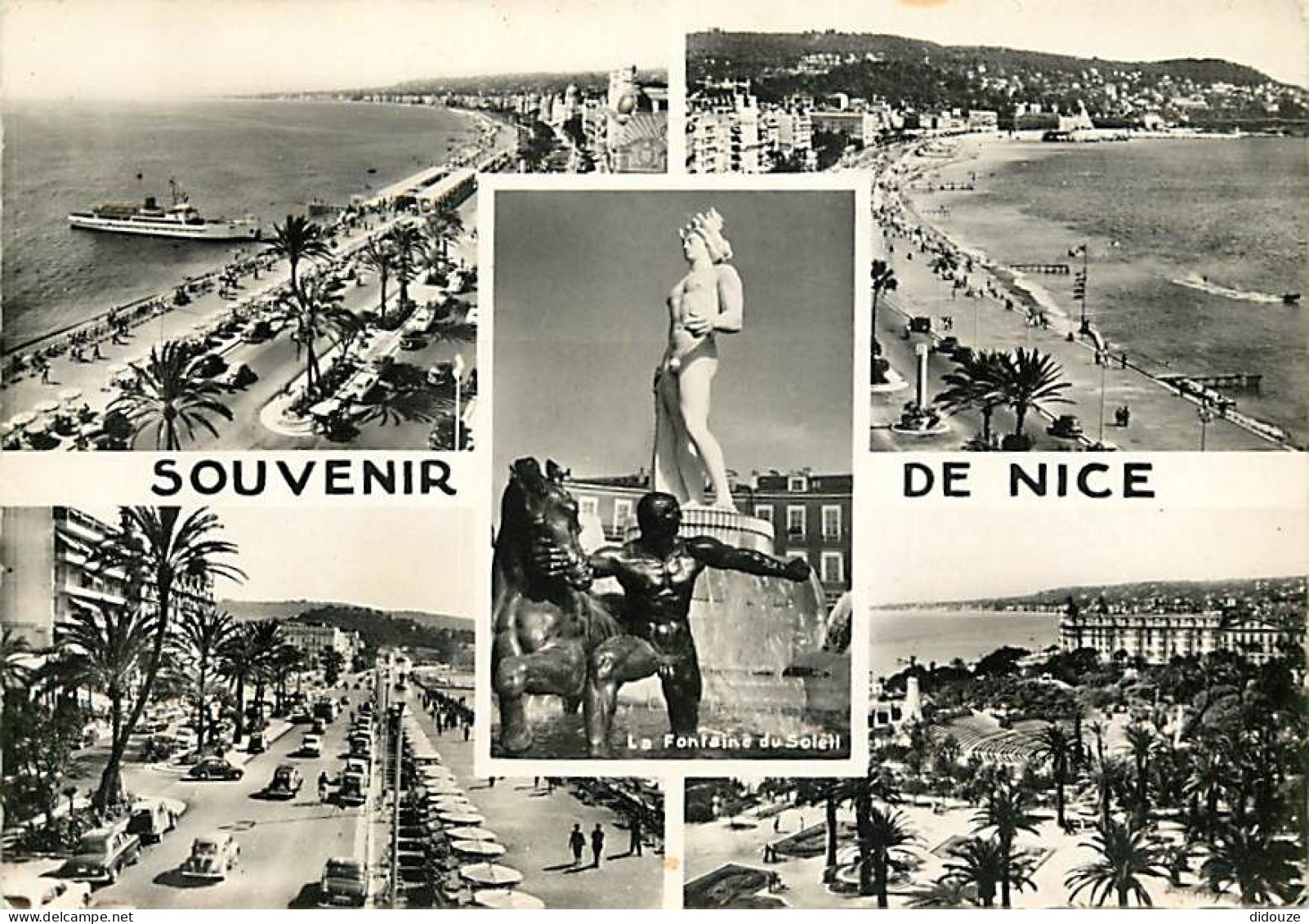 06 - Nice - Multivues - Mention Photographie Véritable - Carte Dentelée - CPSM Grand Format - Voir Scans Recto-Verso - Multi-vues, Vues Panoramiques