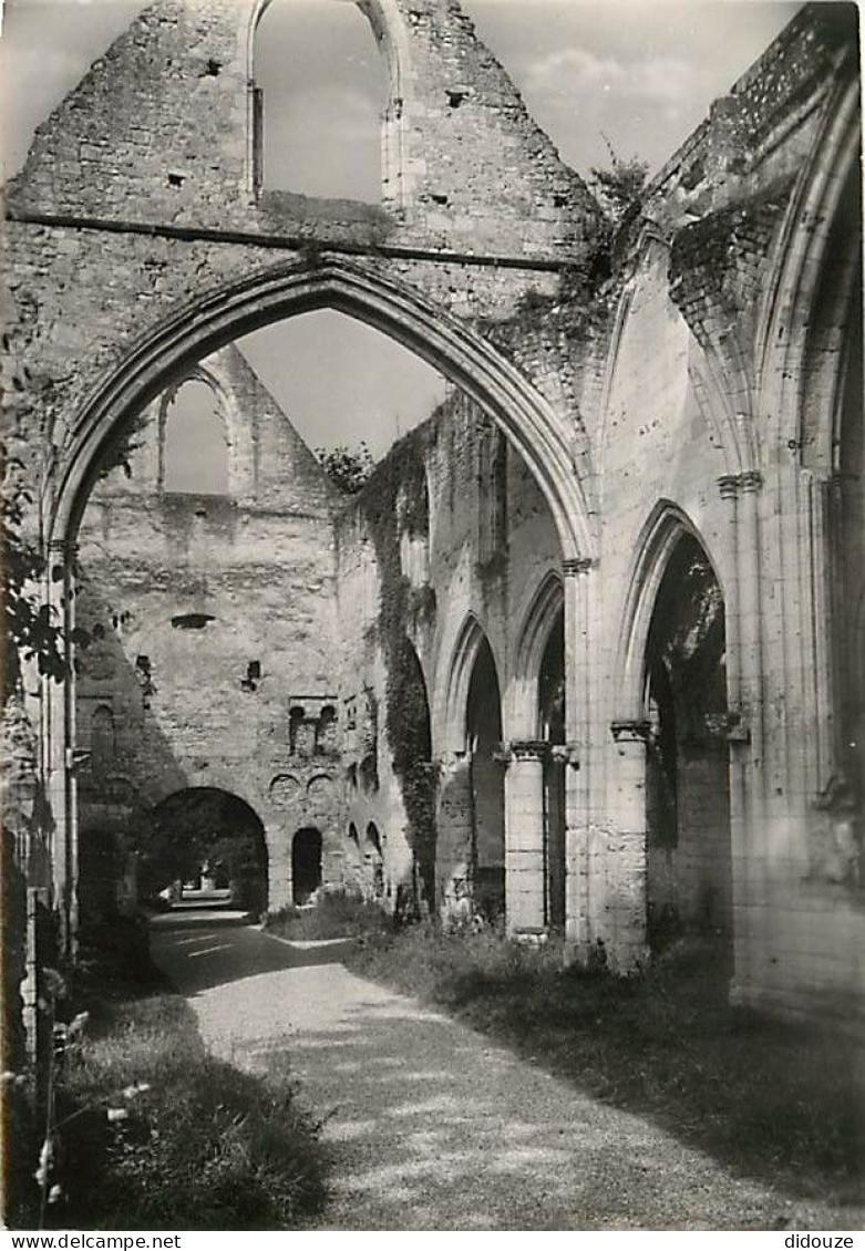 76 - Jumièges - Les Ruines De L'Abbaye - Eglise St-Pierre - Nef Vue De L'Est - Mention Photographie Véritable - CPSM Gra - Jumieges