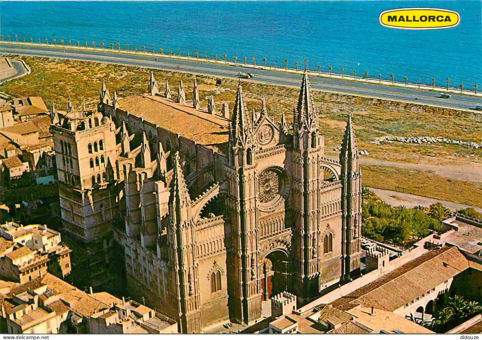 Espagne - Espana - Islas Baleares - Palma De Mallorca - La Catedral - La Cathédrale - Vista Aérea - Vue Aérienne - CPM - - Palma De Mallorca