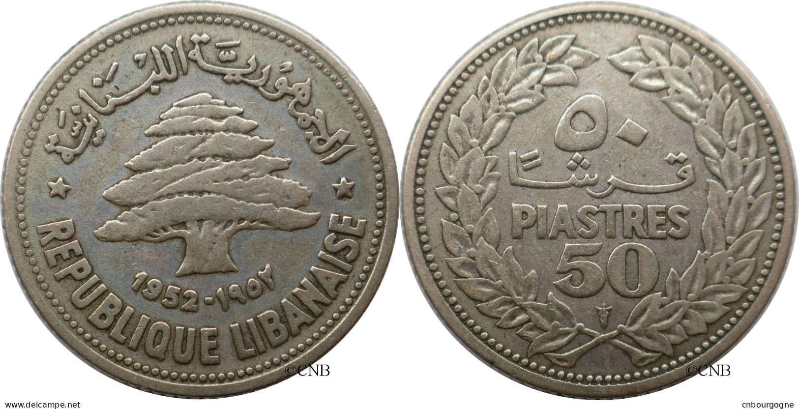 Liban - République - 50 Piastres 1952 - TB/VF30 - Mon6450 - Liban