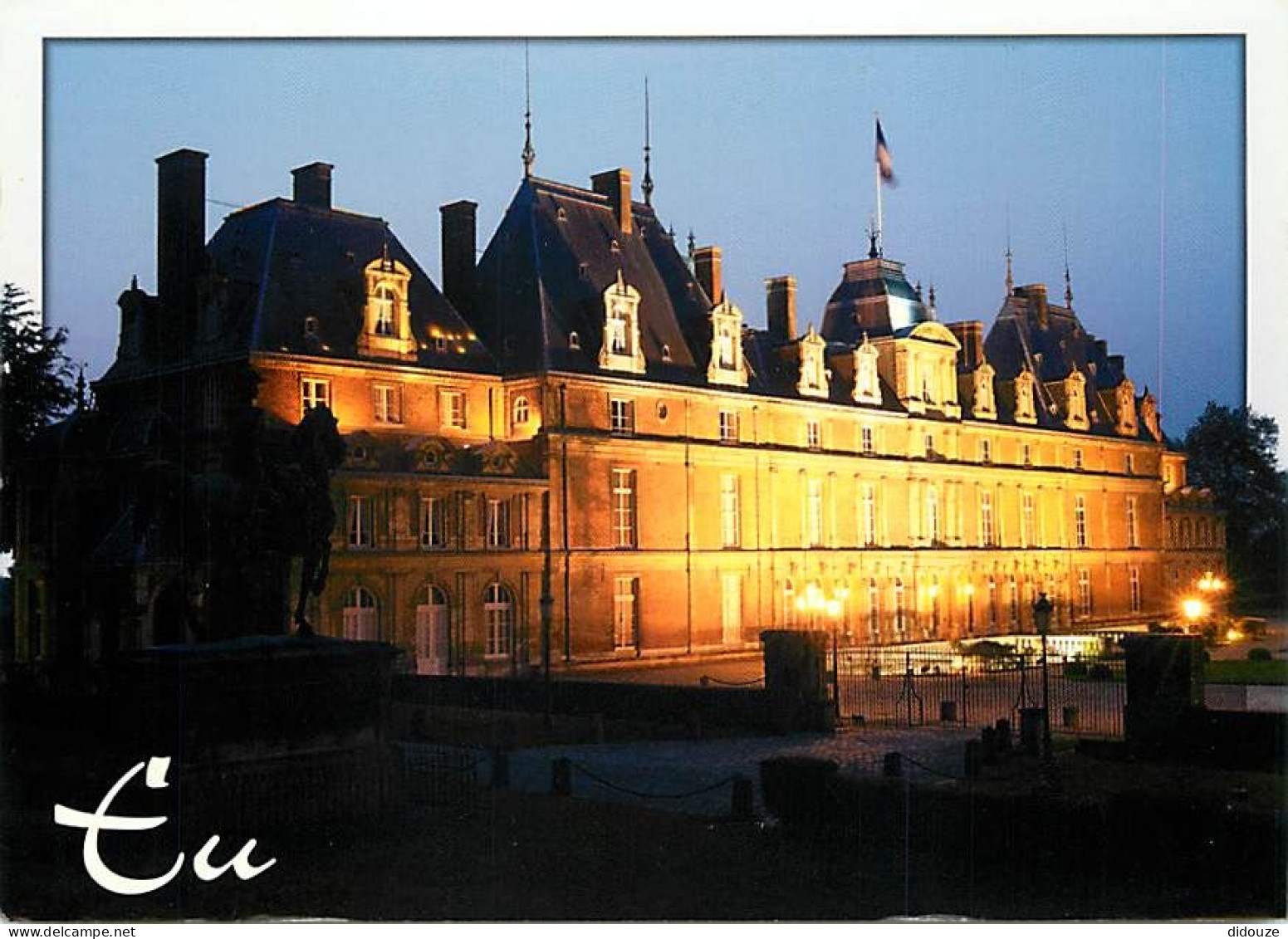 76 - Eu - Le Château - Vue De Nuit - Carte Neuve - CPM - Voir Scans Recto-Verso - Eu