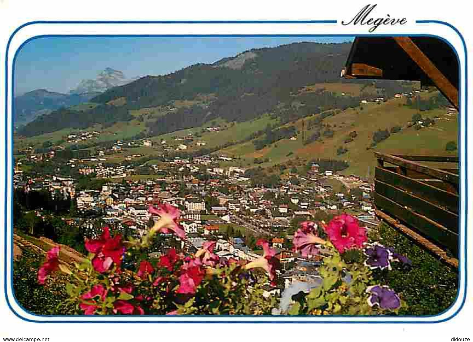 74 - Mégève - Vue Panoramique - Le Mont Charvin - CPM - Voir Scans Recto-Verso - Megève