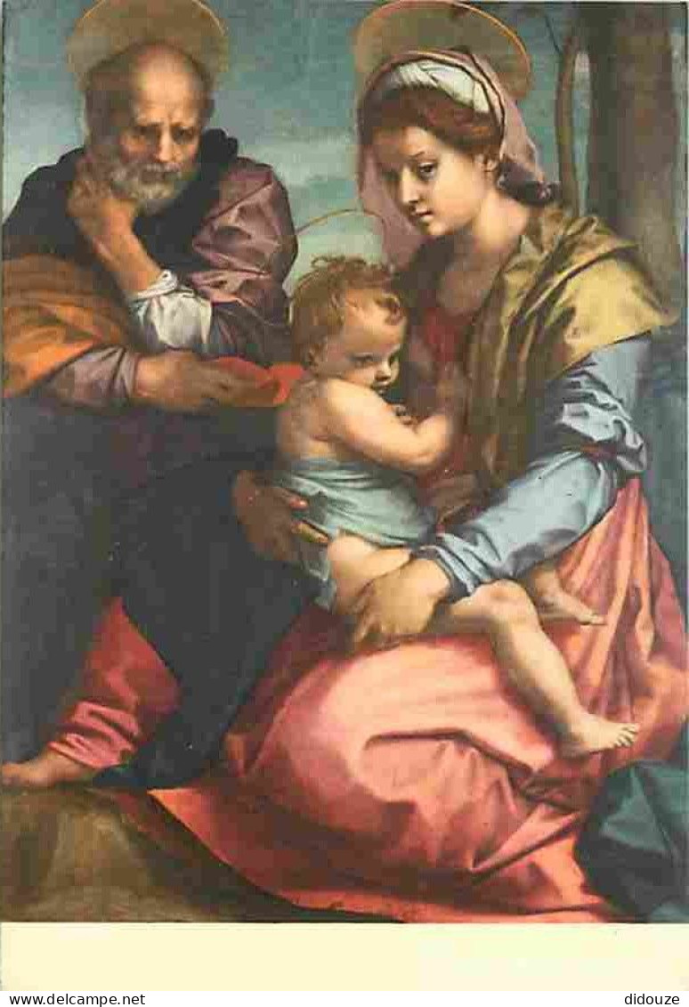 Art - Peinture Religieuse - Andrea Del Sarto - La Sainte Famille - Roma - Galleria Borghese - CPM - Voir Scans Recto-Ver - Quadri, Vetrate E Statue