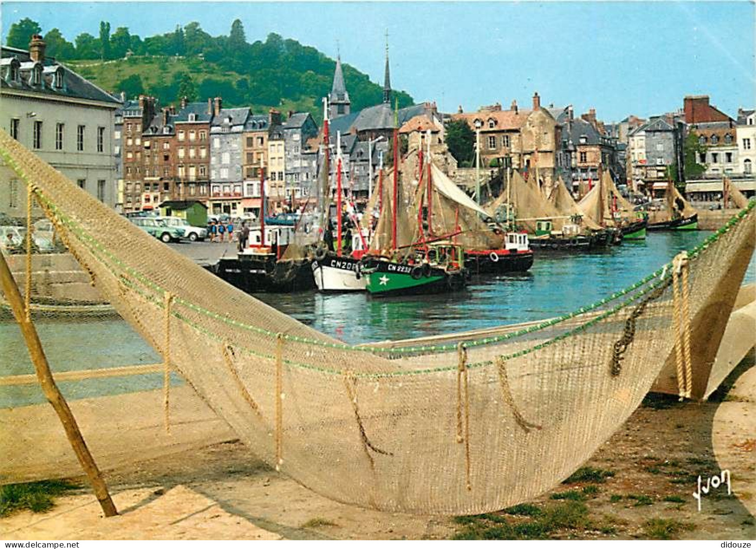 14 - Honfleur - Le Port De Pêche - Bateaux - Filets De Peche - Carte Neuve - CPM - Voir Scans Recto-Verso - Honfleur