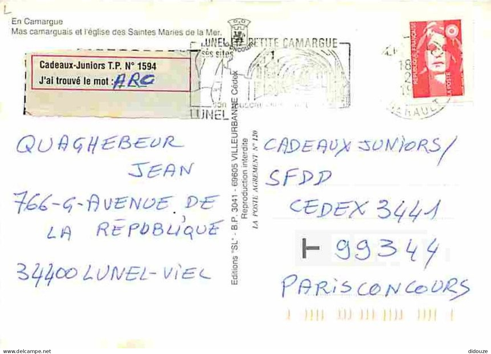 13 - Les Saintes Maries De La Mer - Mas Camarguais - Cabane De Gardian - CPM - Voir Scans Recto-Verso - Saintes Maries De La Mer