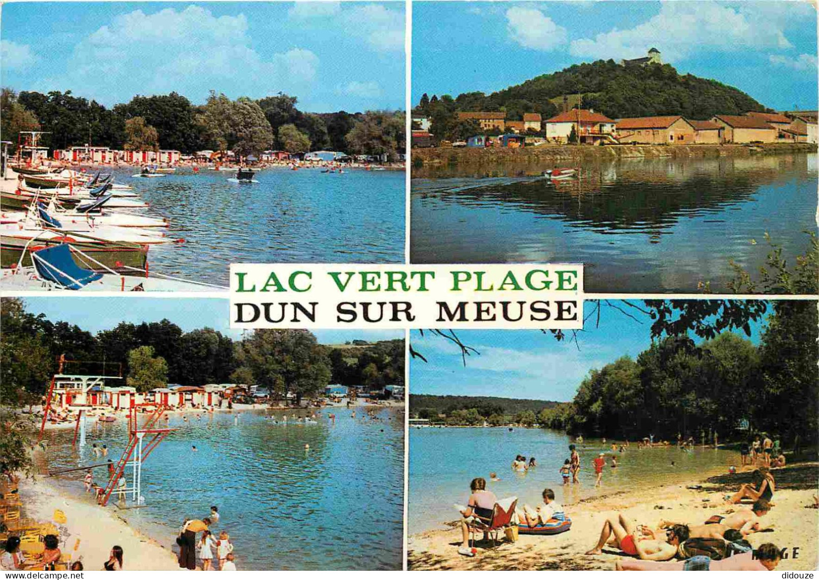 55 - Dun Sur Meuse - Lac Vert Plage - Multivues - CPM - Voir Scans Recto-Verso - Dun Sur Meuse