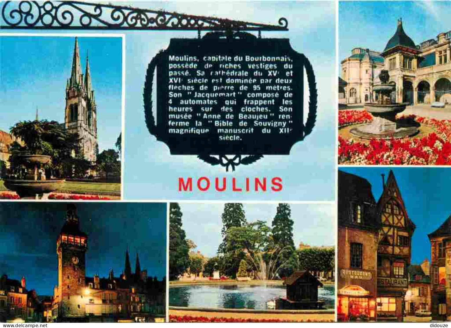 03 - Moulins - Multivues - CPM - Carte Neuve - Voir Scans Recto-Verso - Moulins