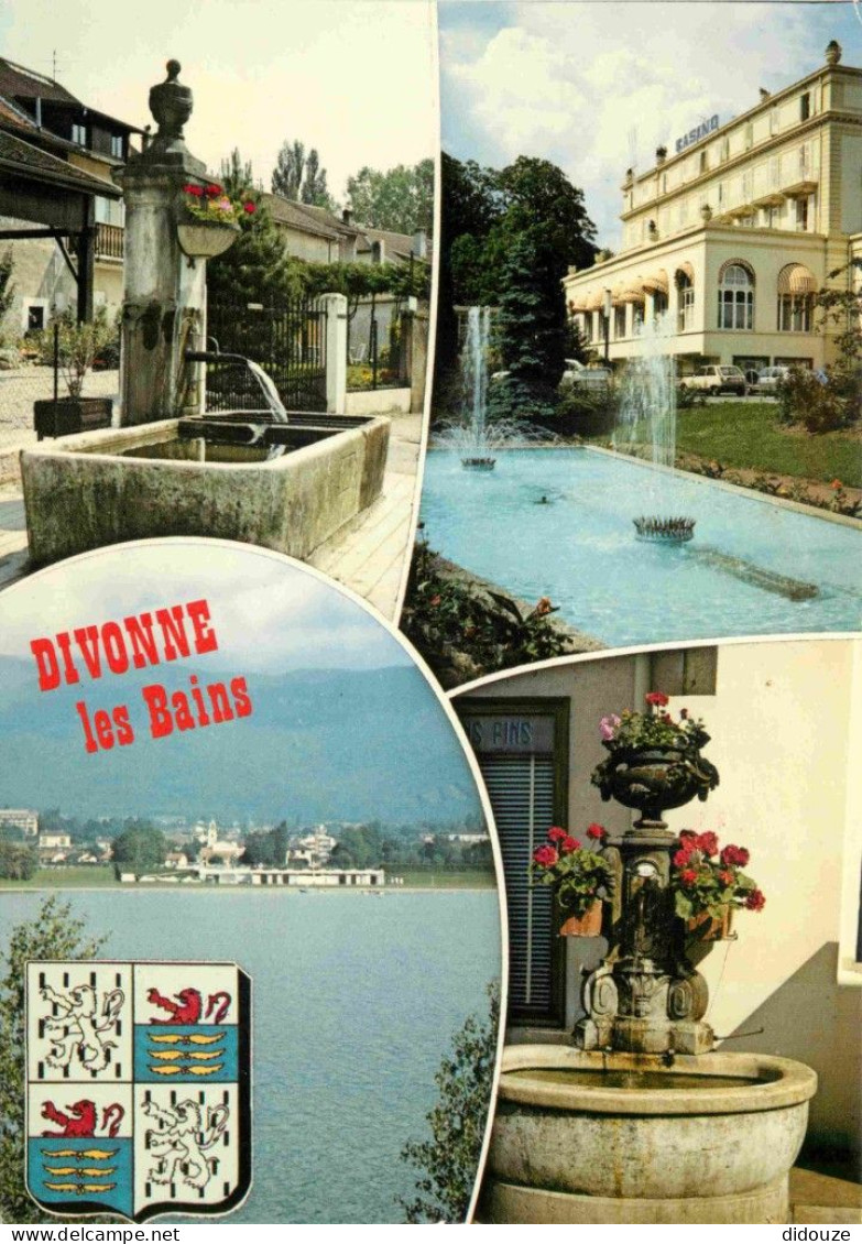 01 - Divonne Les Bains - Multivues - Blasons - CPM - Voir Scans Recto-Verso - Divonne Les Bains