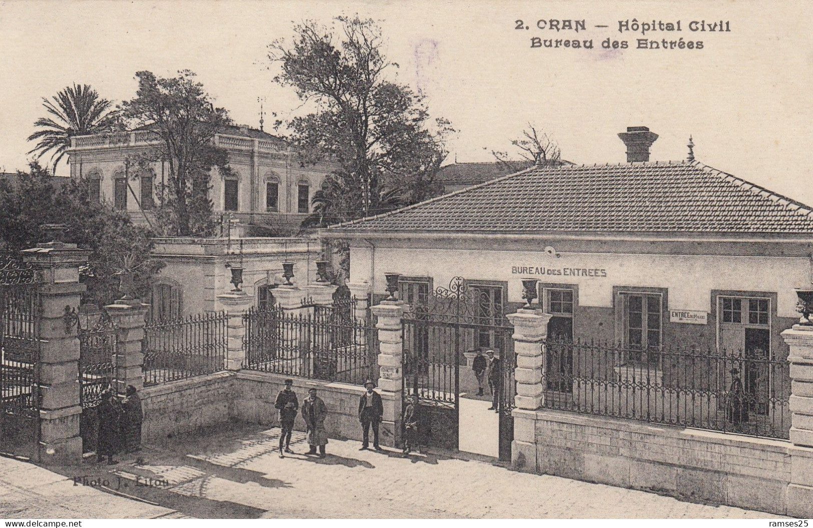 (265) CPA  Oran  Hôpital Civil  Bureau Des Entrées - Oran