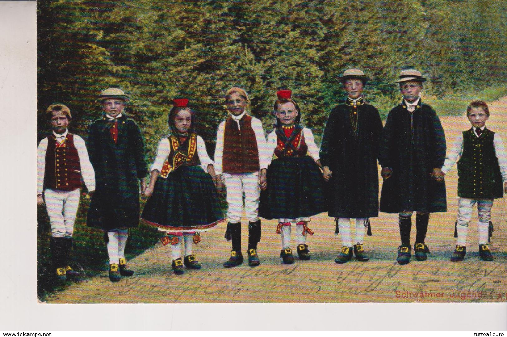 COSTUMI FOLKLORE  HESSISCHE TRACHTEN  ALLEMAGNE  1913 - Trachten