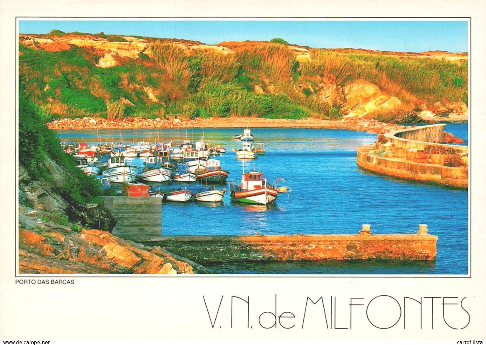 VILA NOVA DE MILFONTES, Odemira - Porto Das Barcas ( 2 Scans ) - Beja