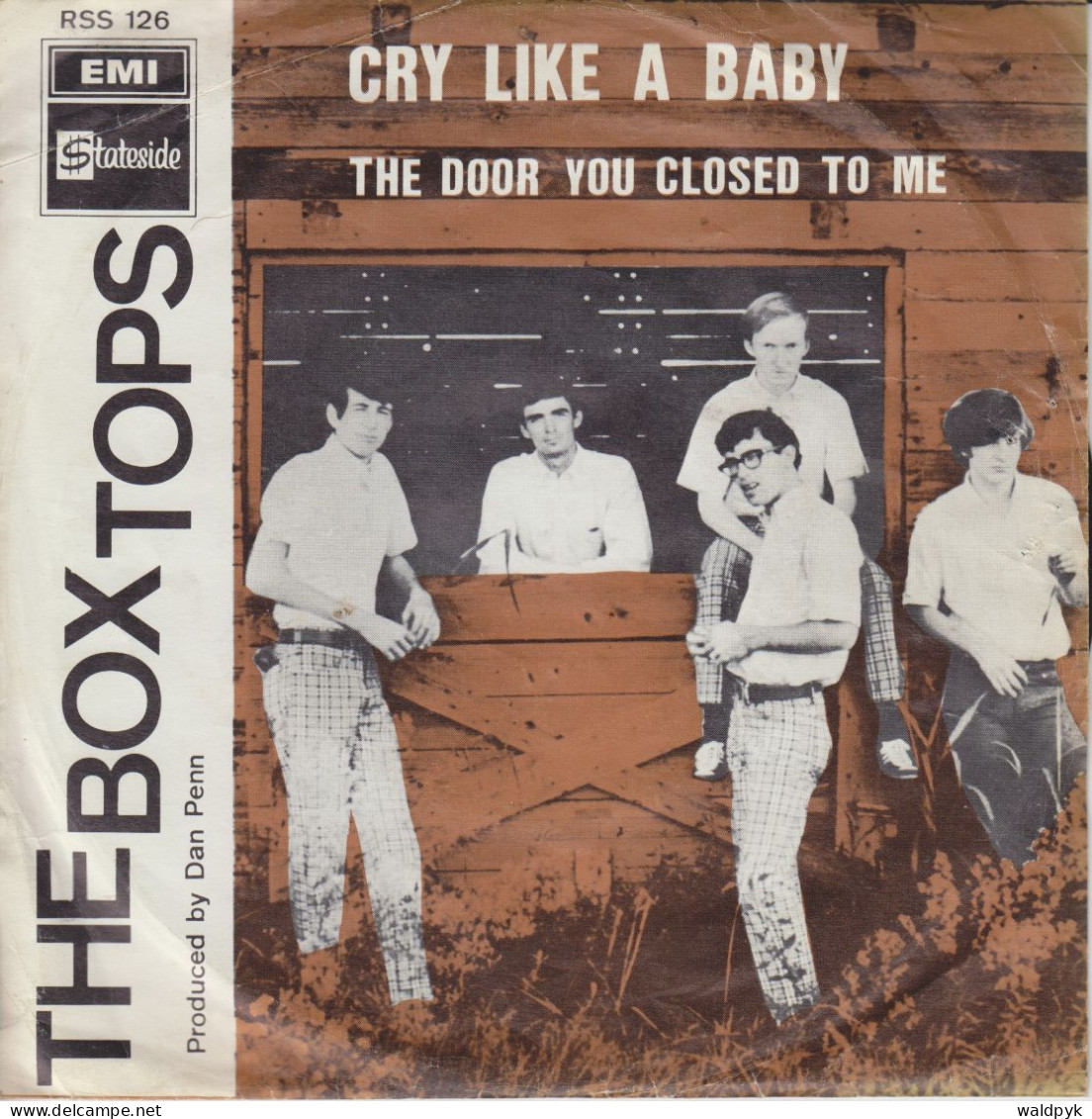 THE BOX TOPS - Cry Like A Baby - Other - English Music