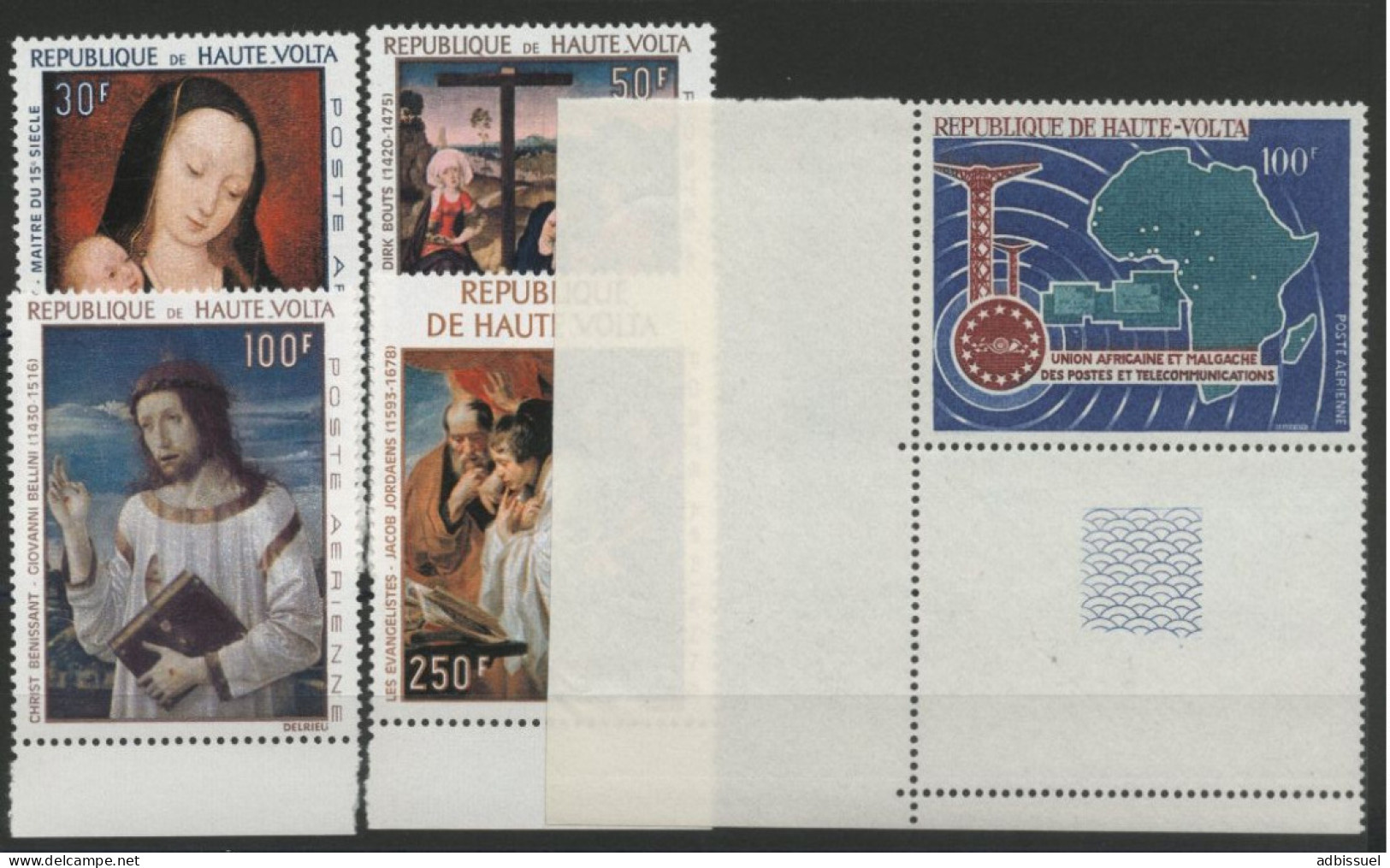 HAUTE VOLTA POSTE AERIENNE PA N° 42 à 45 + 46 Neufs Sans Charnière (MNH) TB - Haute-Volta (1958-1984)